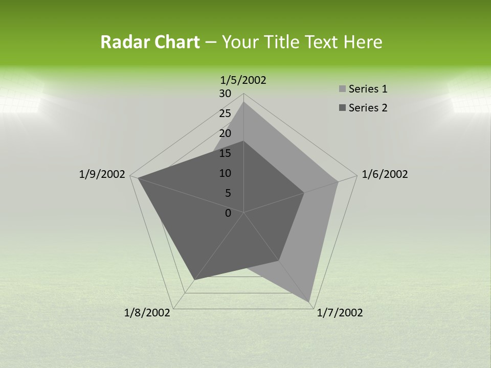 Field Soccer Stadium Background PowerPoint Template