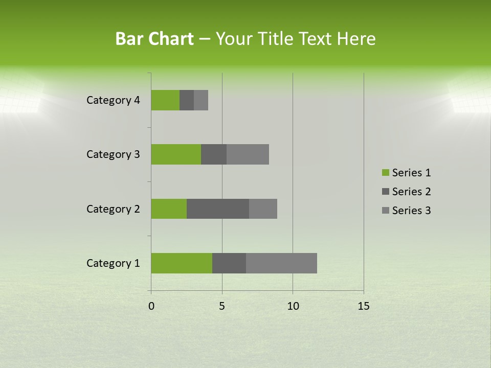 Field Soccer Stadium Background PowerPoint Template