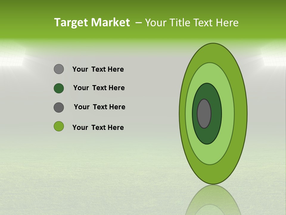 Field Soccer Stadium Background PowerPoint Template