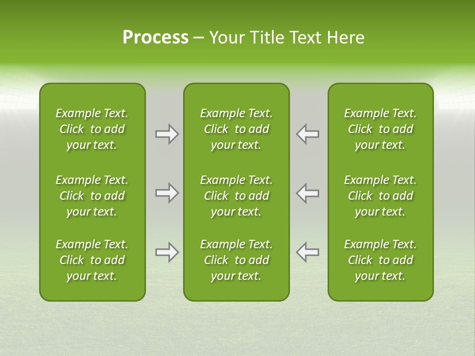 Field Soccer Stadium Background PowerPoint Template
