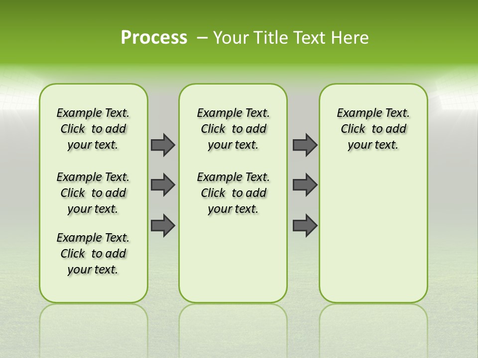Field Soccer Stadium Background PowerPoint Template