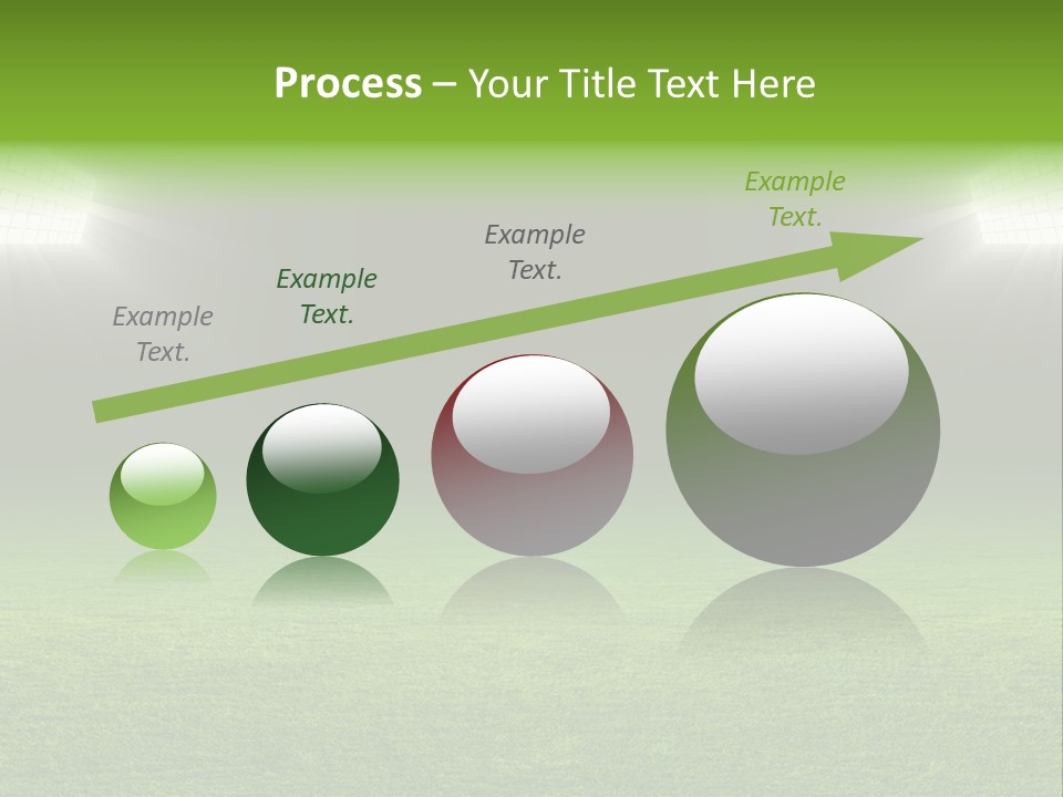 Field Soccer Stadium Background PowerPoint Template