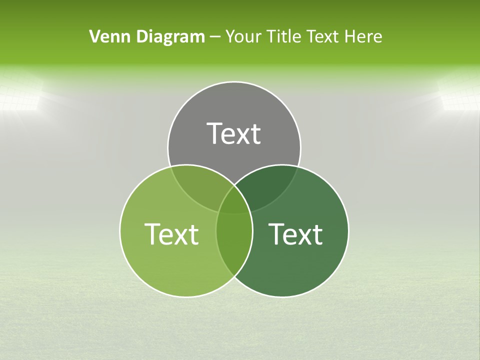 Field Soccer Stadium Background PowerPoint Template