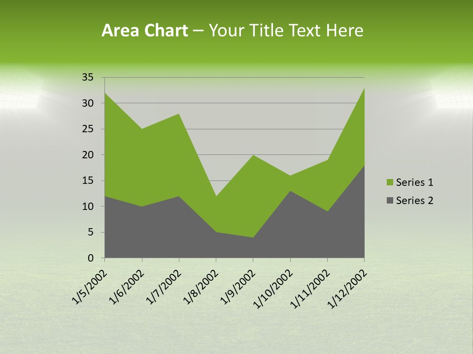 Field Soccer Stadium Background PowerPoint Template