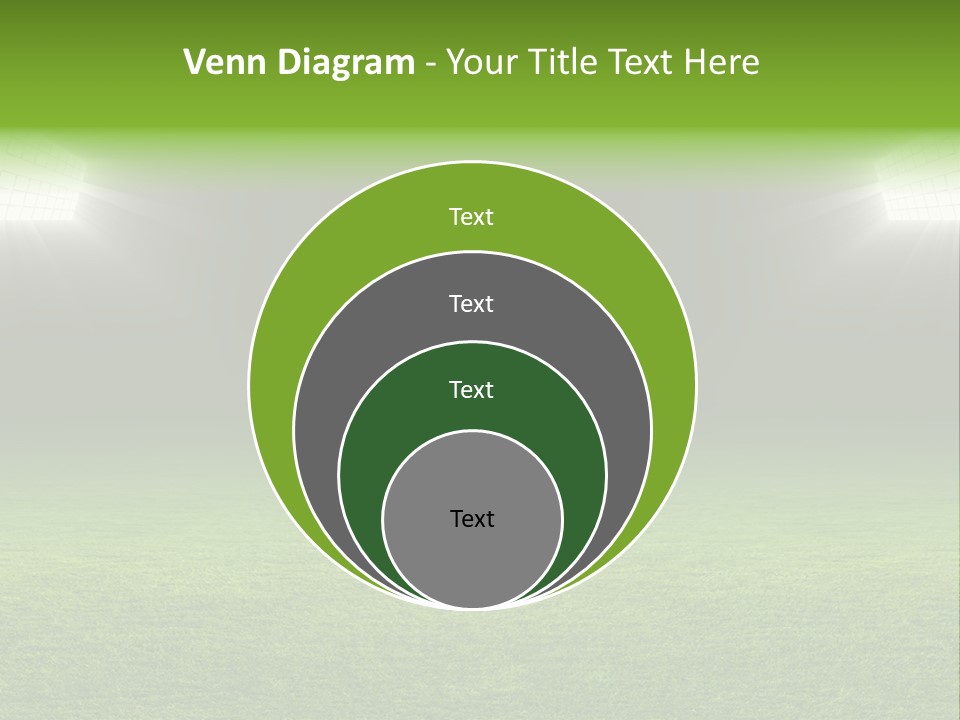 Field Soccer Stadium Background PowerPoint Template