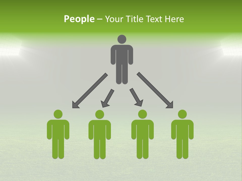 Field Soccer Stadium Background PowerPoint Template