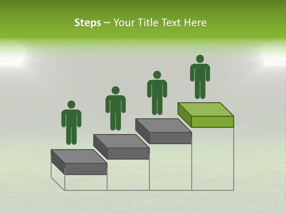 Field Soccer Stadium Background PowerPoint Template