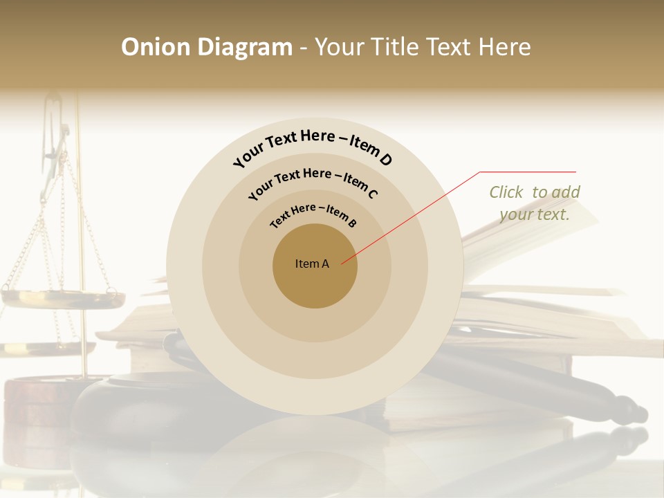 Judgement Symbol White PowerPoint Template
