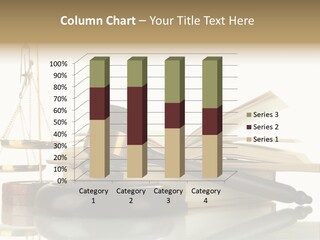 Judgement Symbol White PowerPoint Template