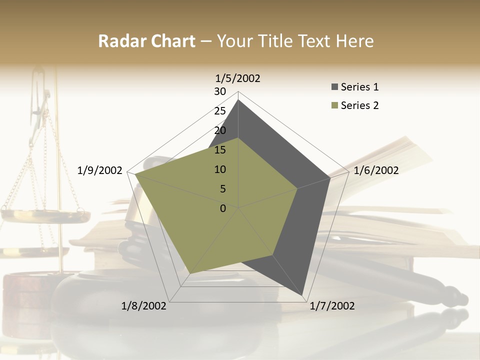 Judgement Symbol White PowerPoint Template