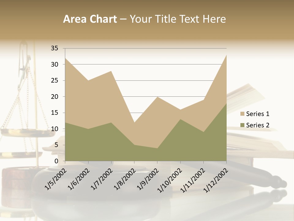 Judgement Symbol White PowerPoint Template