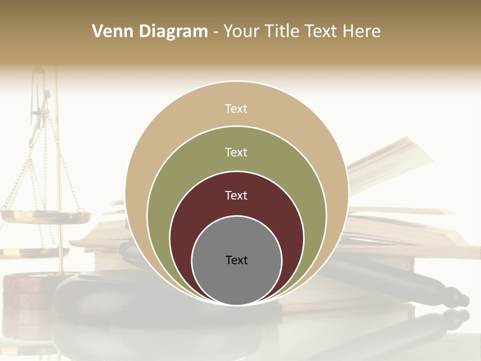 Judgement Symbol White PowerPoint Template