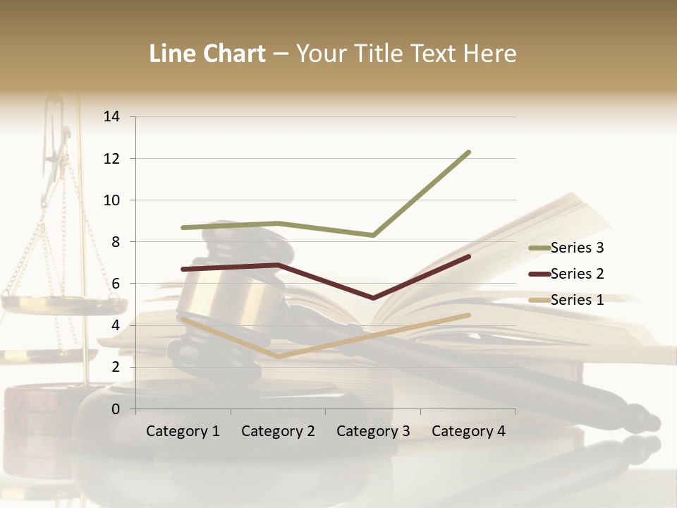 Judgement Symbol White PowerPoint Template