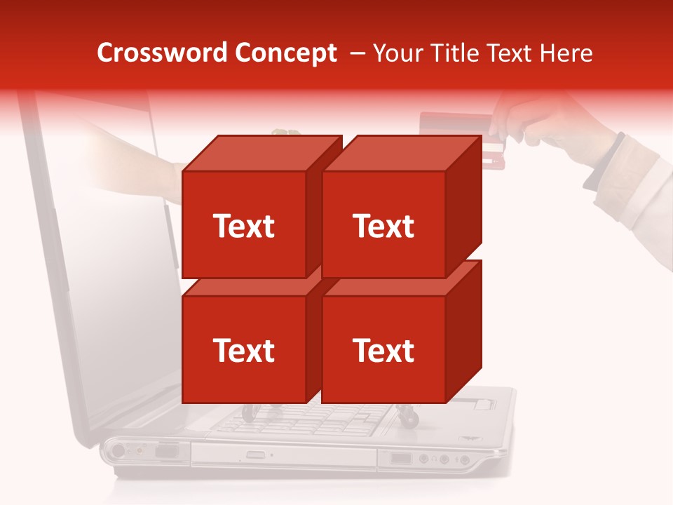 Metallic Basket Shop PowerPoint Template