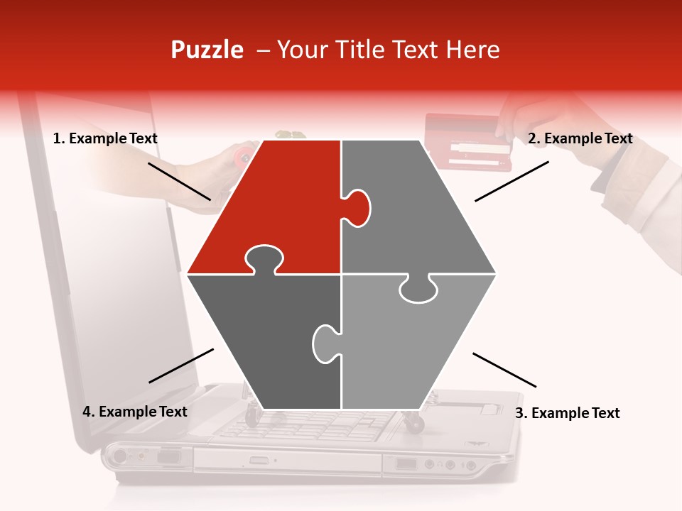 Metallic Basket Shop PowerPoint Template