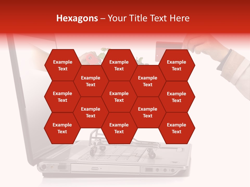 Metallic Basket Shop PowerPoint Template