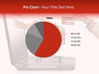 Metallic Basket Shop PowerPoint Template