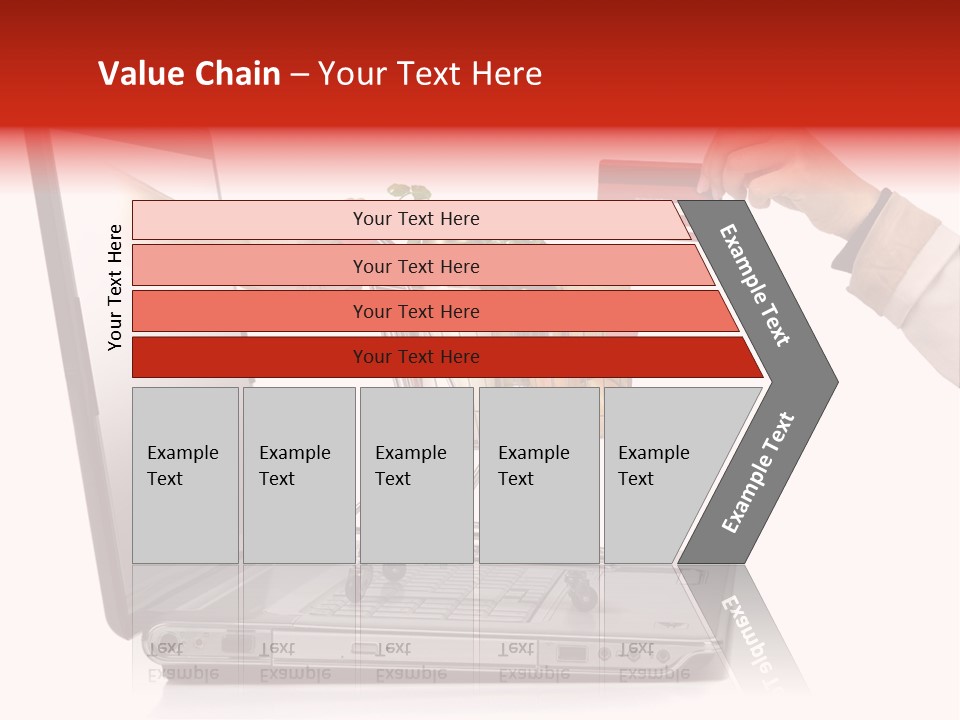 Metallic Basket Shop PowerPoint Template