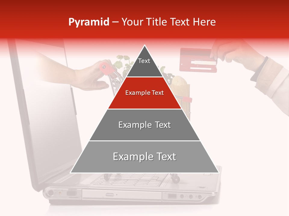 Metallic Basket Shop PowerPoint Template