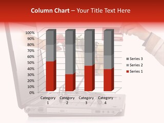 Metallic Basket Shop PowerPoint Template