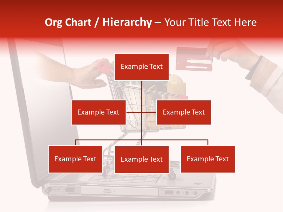 Metallic Basket Shop PowerPoint Template