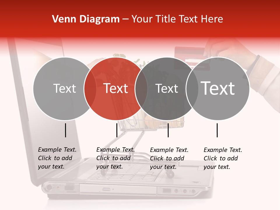 Metallic Basket Shop PowerPoint Template