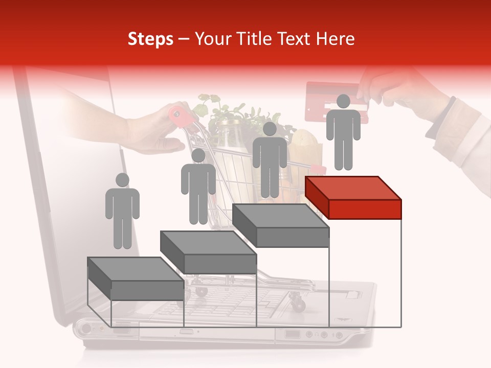 Metallic Basket Shop PowerPoint Template