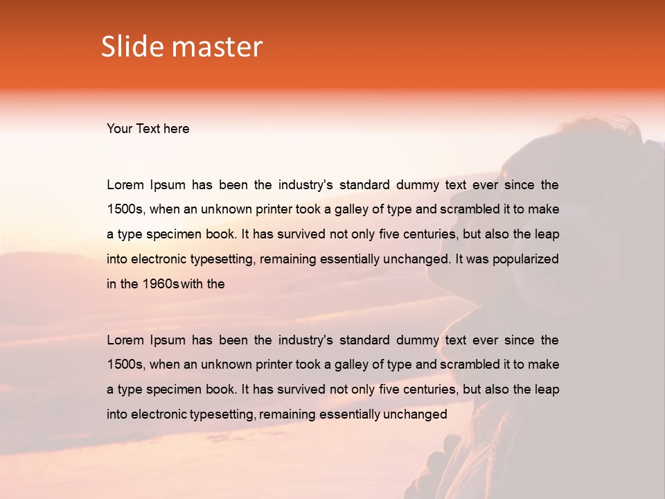 Winter Earmuff Young PowerPoint Template