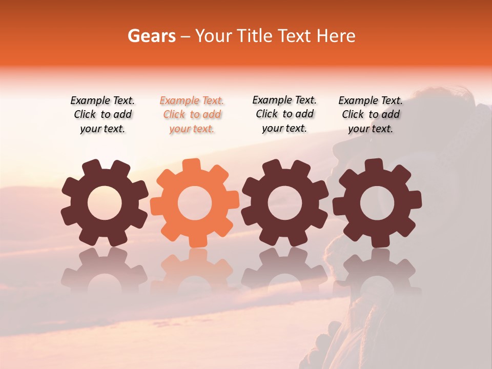 Winter Earmuff Young PowerPoint Template