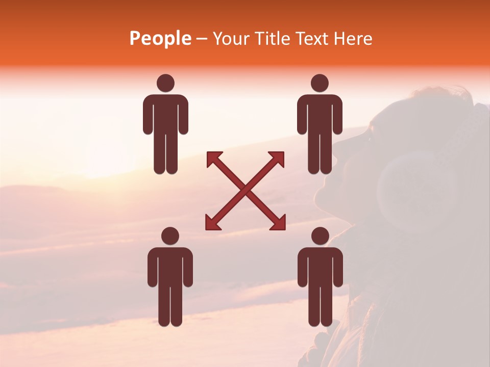 Winter Earmuff Young PowerPoint Template