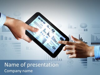 Computing Business Analytics PowerPoint Template