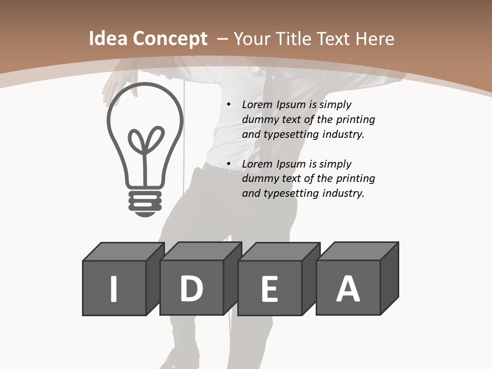 Concept Business Manager PowerPoint Template