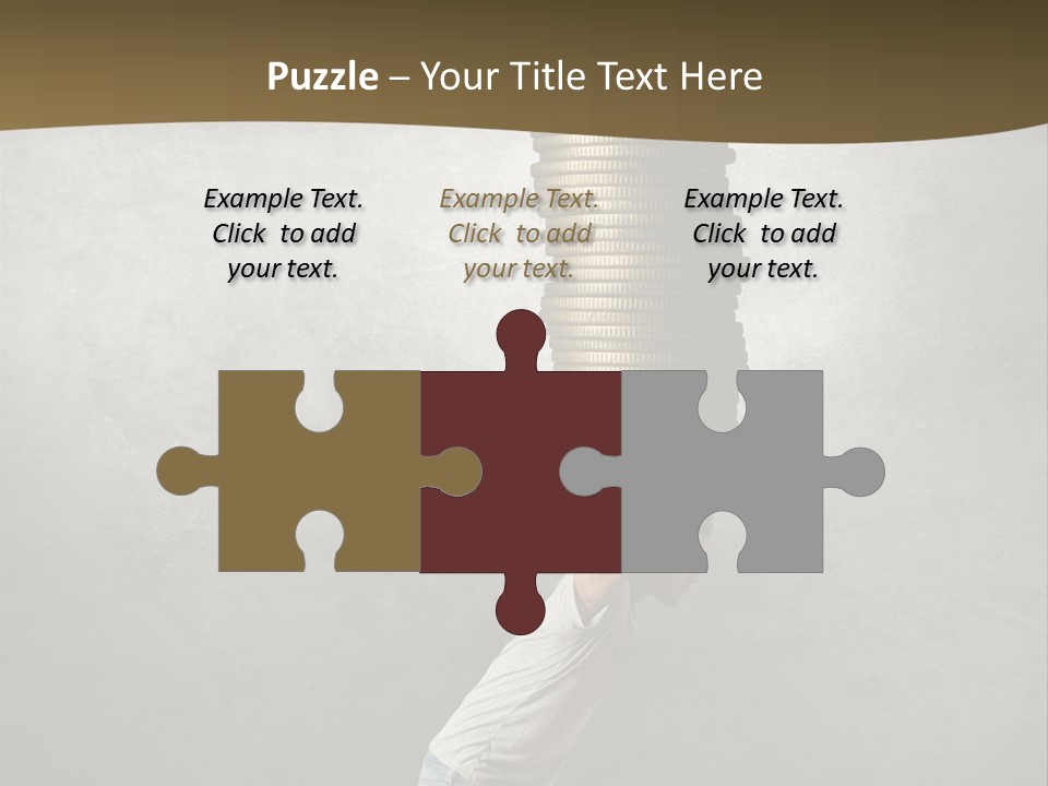 Coins Giving Invest PowerPoint Template