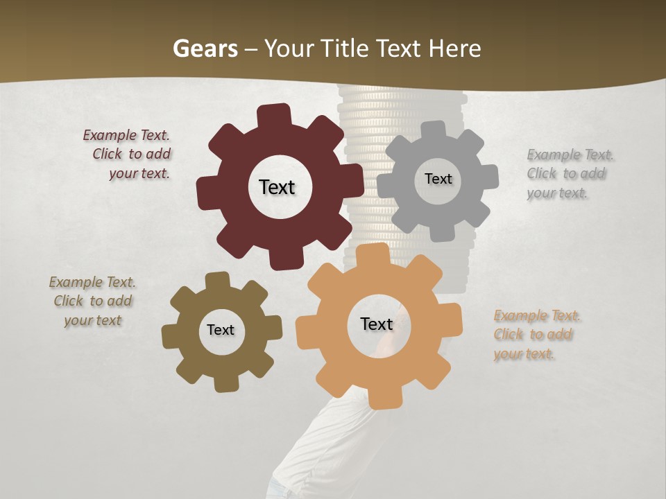 Coins Giving Invest PowerPoint Template