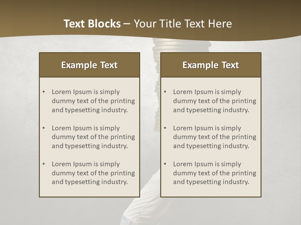 Coins Giving Invest PowerPoint Template