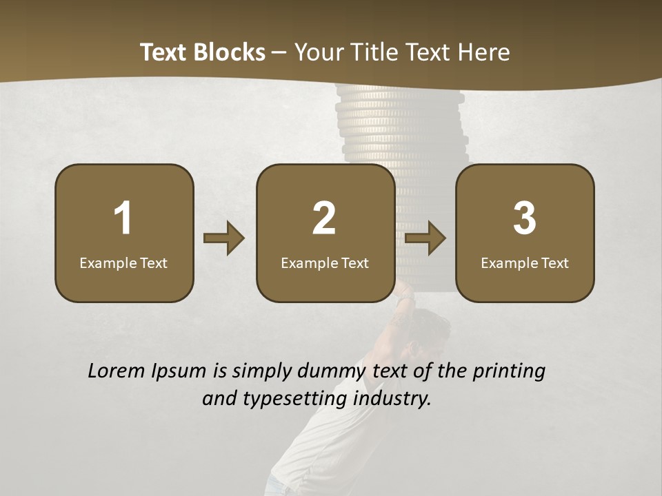 Coins Giving Invest PowerPoint Template