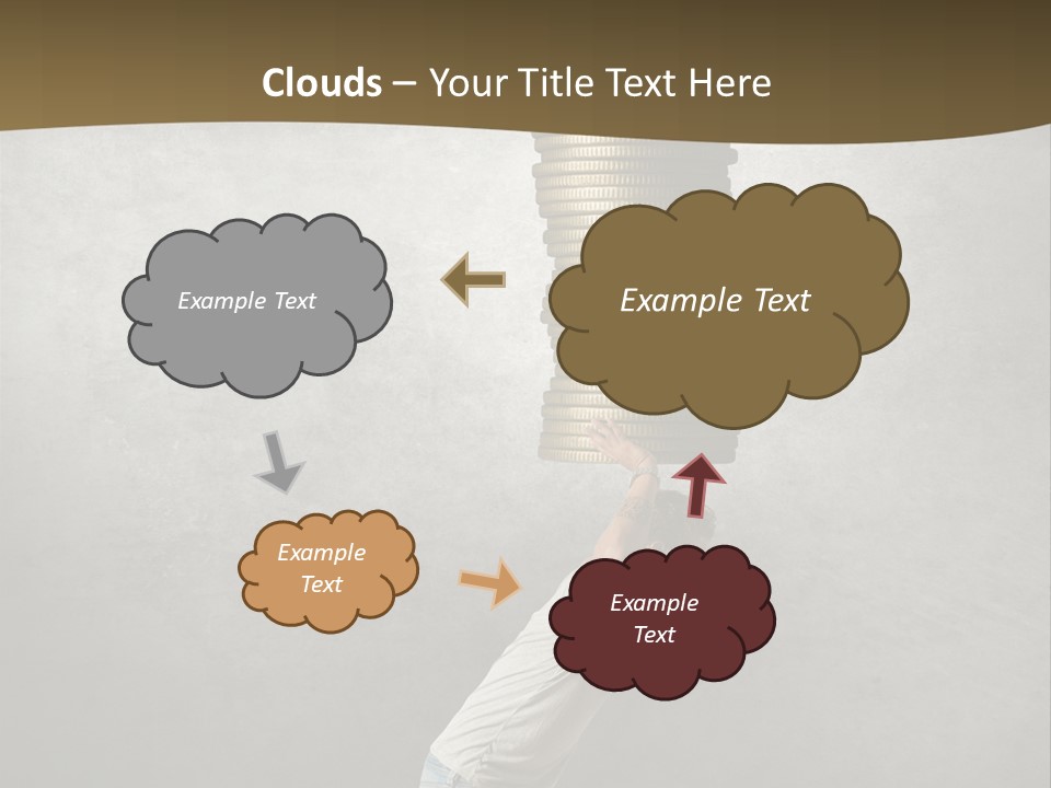 Coins Giving Invest PowerPoint Template