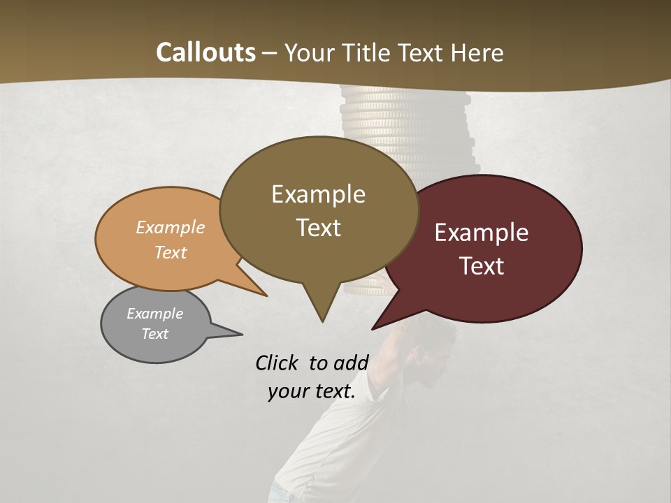 Coins Giving Invest PowerPoint Template
