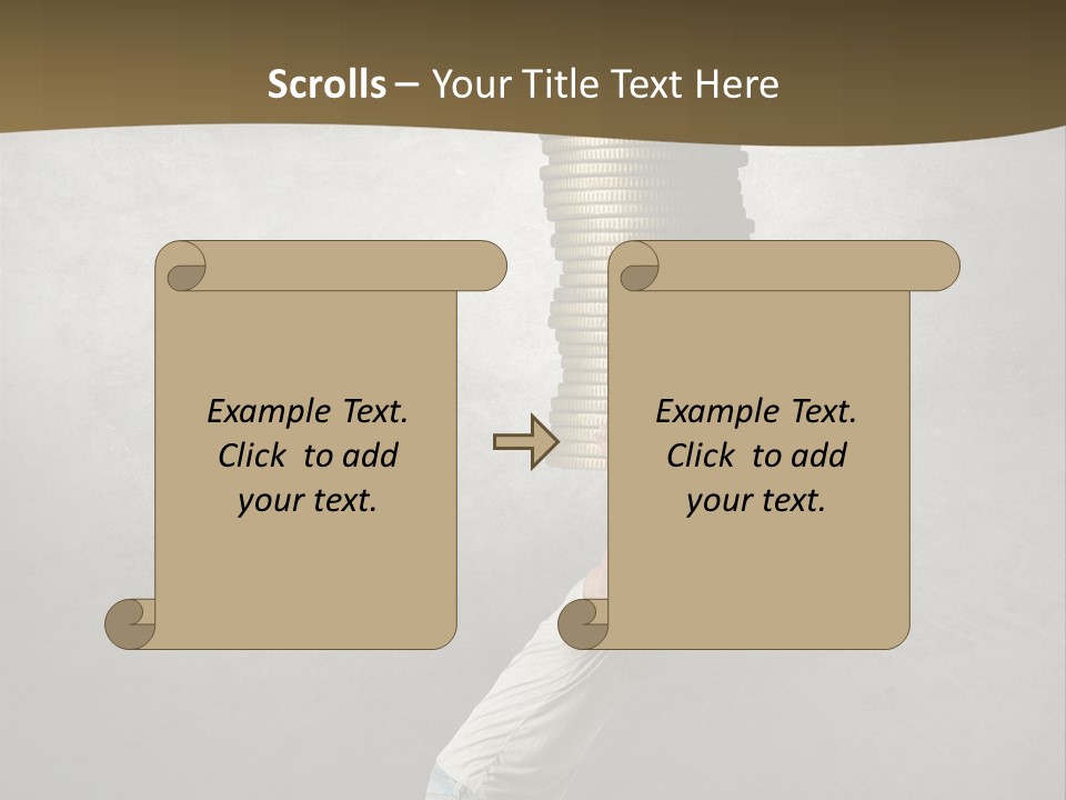 Coins Giving Invest PowerPoint Template