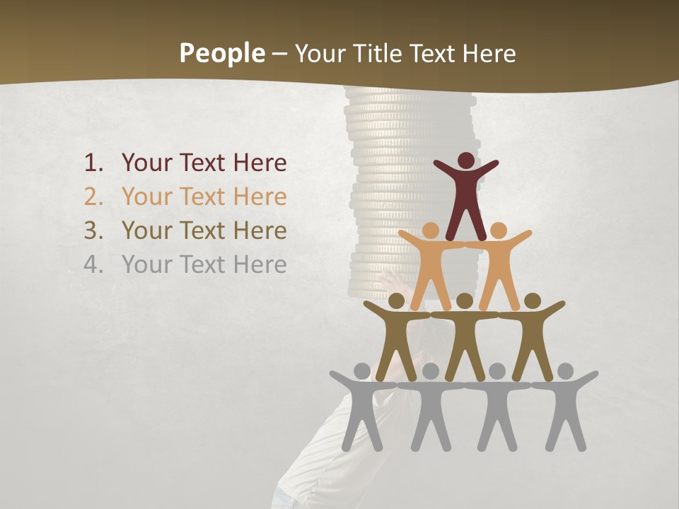 Coins Giving Invest PowerPoint Template