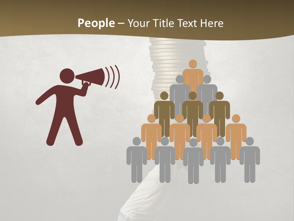 Coins Giving Invest PowerPoint Template