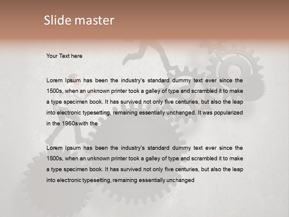 Enterprise Finance Jump PowerPoint Template