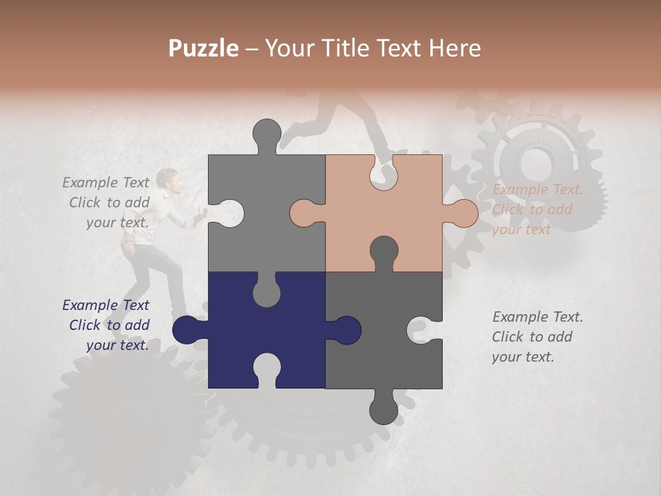 Enterprise Finance Jump PowerPoint Template