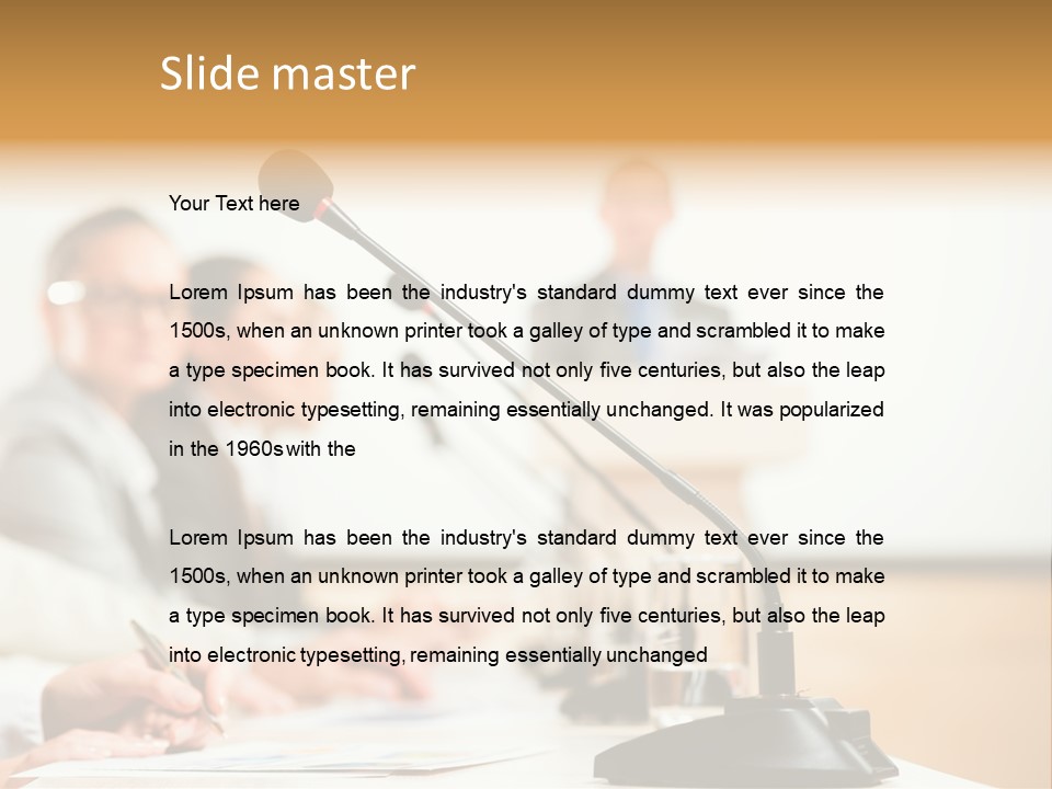 Communicate Hand Campaign PowerPoint Template