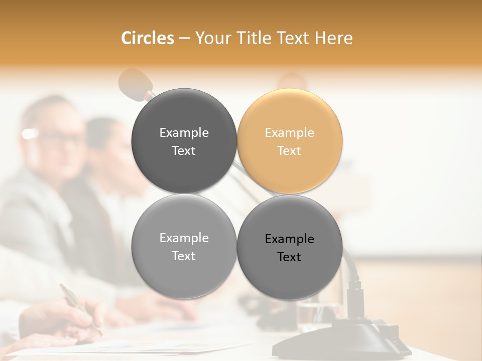 Communicate Hand Campaign PowerPoint Template