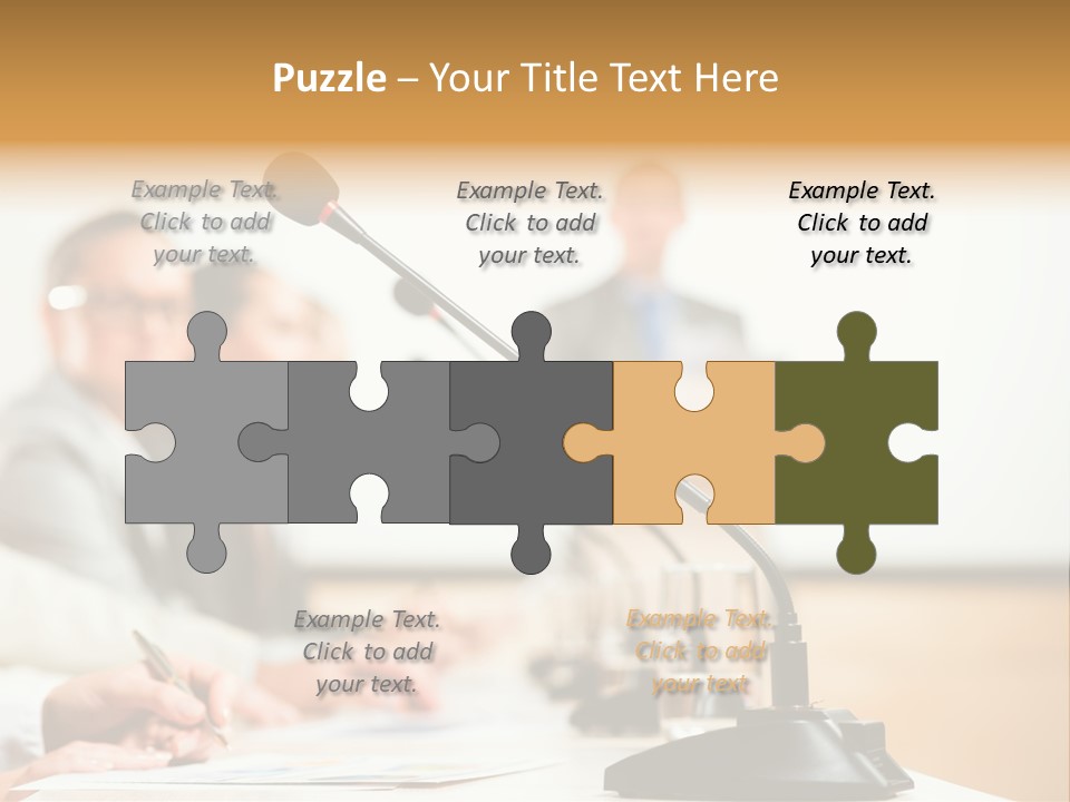 Communicate Hand Campaign PowerPoint Template