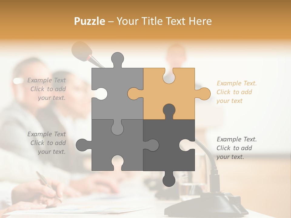 Communicate Hand Campaign PowerPoint Template