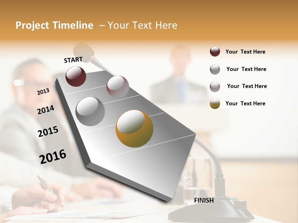 Communicate Hand Campaign PowerPoint Template