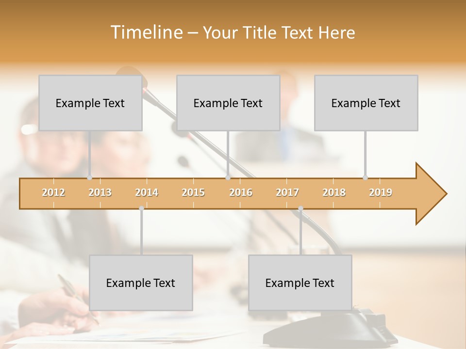 Communicate Hand Campaign PowerPoint Template