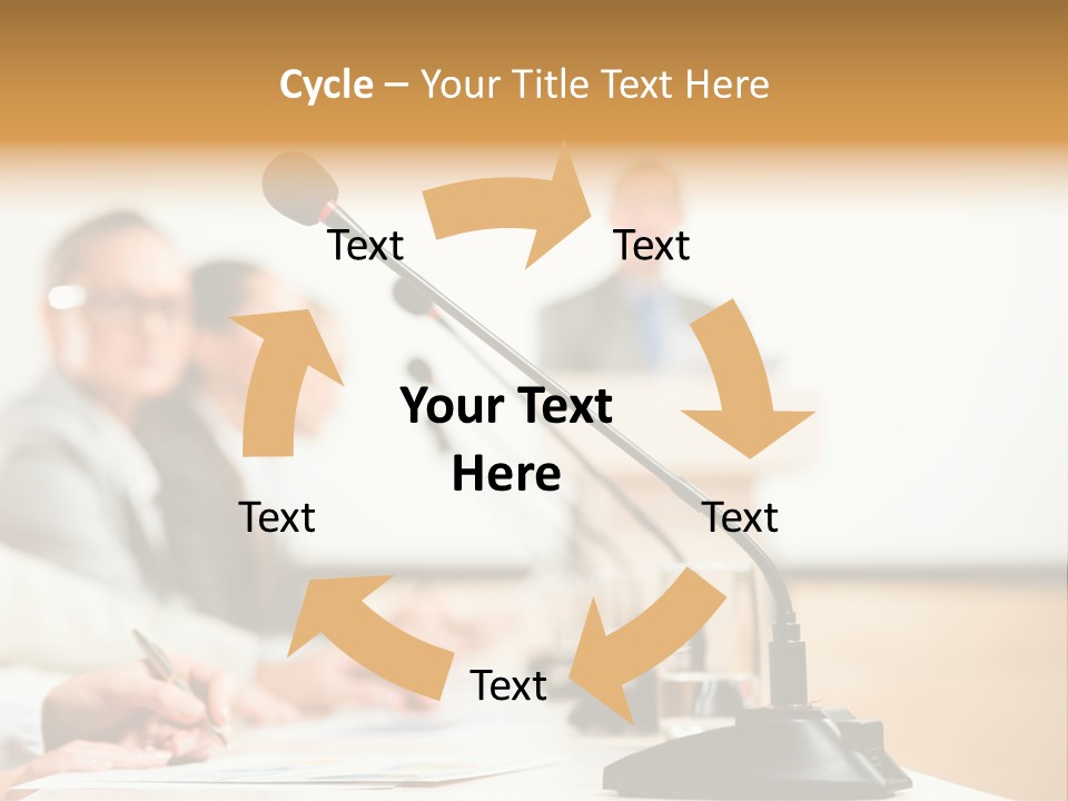 Communicate Hand Campaign PowerPoint Template